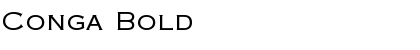 Download Conga Bold Font Title Preview