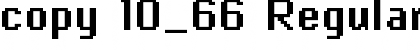 Download copy 10_66 Regular Font Title Preview