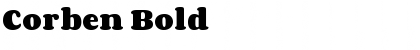 Download Corben Bold Font Title Preview
