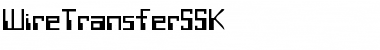 Download WireTransferSSK Regular Font Title Preview