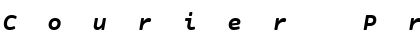 Download Courier Prime Sans Bold Italic Font Title Preview