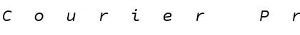 Download Courier Prime Sans Italic Font Title Preview