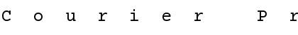 Download Courier Prime Regular Font Title Preview