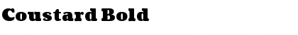 Download Coustard Bold Font Title Preview