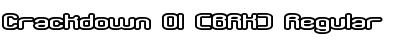 Download Crackdown O1 (BRK) Regular Font Title Preview