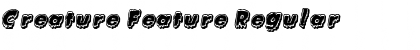 Download Creature Feature Regular Font Title Preview
