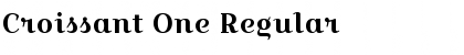 Download Croissant One Regular Font Title Preview