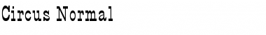 Download Circus Normal Font Title Preview