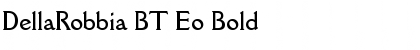 Download DellaRobbia BT Eo Bold Font Title Preview