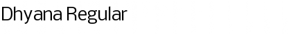 Download Dhyana Regular Font Title Preview