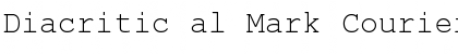 Download Diacritic al Mark Courier Font Title Preview