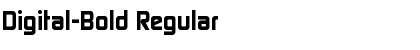 Download Digital-Bold Regular Font Title Preview