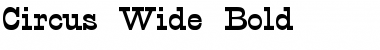 Download Circus Wide Bold Font Title Preview