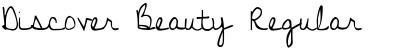 Download Discover Beauty Regular Font Title Preview