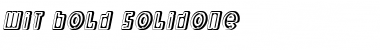 Download Wit Bold SolidOne Regular Font Title Preview