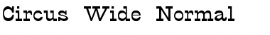 Download Circus Wide Normal Font Title Preview