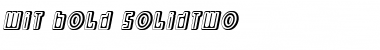 Download Wit Bold SolidTwo Regular Font Title Preview