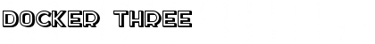 Download DOCKER THREE Font Title Preview