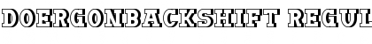 Download DoergonBackshift Regular Font Title Preview