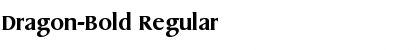Download Dragon-Bold Regular Font Title Preview