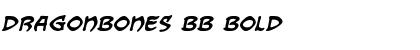 Download Dragonbones BB Bold Font Title Preview
