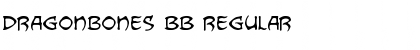 Download Dragonbones BB Regular Font Title Preview