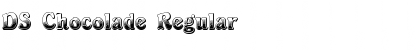 Download DS Chocolade Regular Font Title Preview