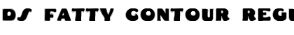 Download DS Fatty Contour Regular Font Title Preview