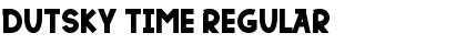 Download DUTSKY TIME Regular Font Title Preview