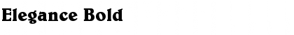 Download Elegance Bold Font Title Preview