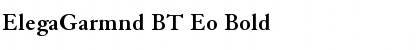 Download ElegaGarmnd BT Eo Bold Font Title Preview