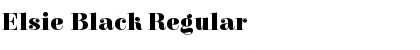 Download Elsie Black Regular Font Title Preview