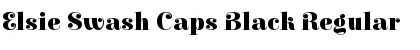 Download Elsie Swash Caps Black Regular Font Title Preview