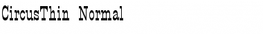 Download CircusThin Normal Font Title Preview