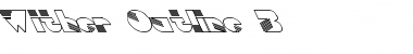 Download Wither Outline 3 Regular Font Title Preview