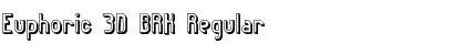 Download Euphoric 3D BRK Regular Font Title Preview