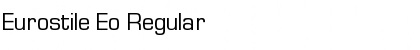 Download Eurostile Eo Regular Font Title Preview