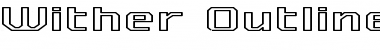 Download Wither Outline 8 Bold Font Title Preview