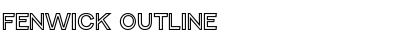 Download Fenwick Outline Font Title Preview