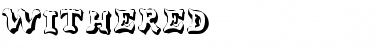 Download Withered 1 Regular Font Title Preview