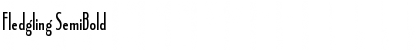 Download Fledgling SemiBold Font Title Preview