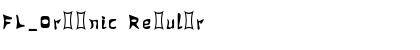 Download FL_Organic Regular Font Title Preview