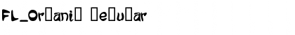 Download FL_Organic Regular Font Title Preview