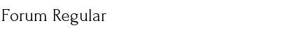 Download Forum Regular Font Title Preview