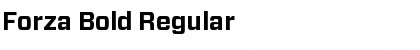 Download Forza Bold Regular Font Title Preview