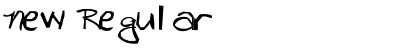 Download New Regular Font Title Preview