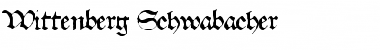 Download Wittenberg Schwabacher Regular Font Title Preview