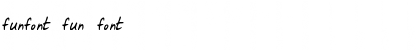 Download funfont fun font Font Title Preview