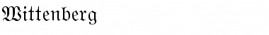 Download Wittenberg Regular Font Title Preview