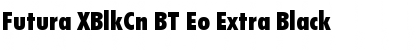 Download Futura XBlkCn BT Eo Extra Black Font